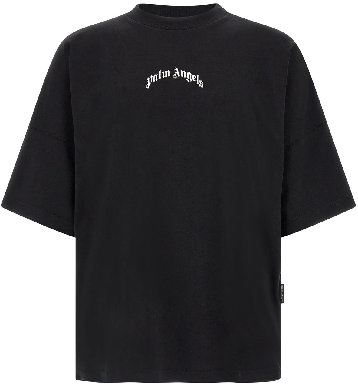 Palm Angels T-Shirts And Polos Black Off White Zwart