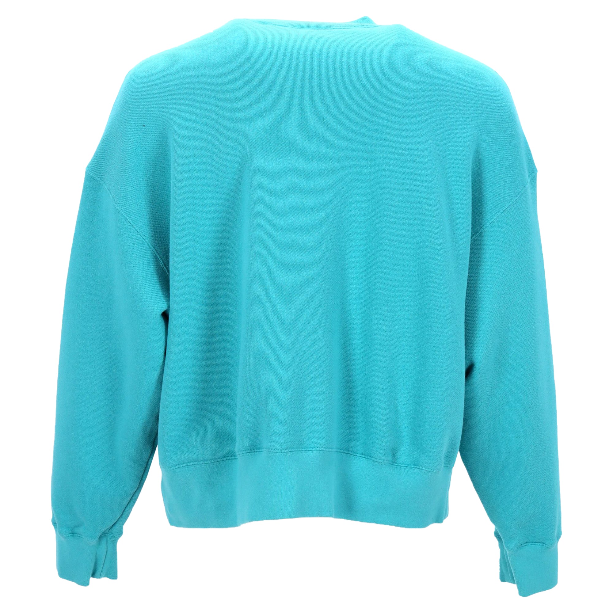 Palm Angels Bear Embroidered Sweatshirt With Print And Ribbed Details Groen