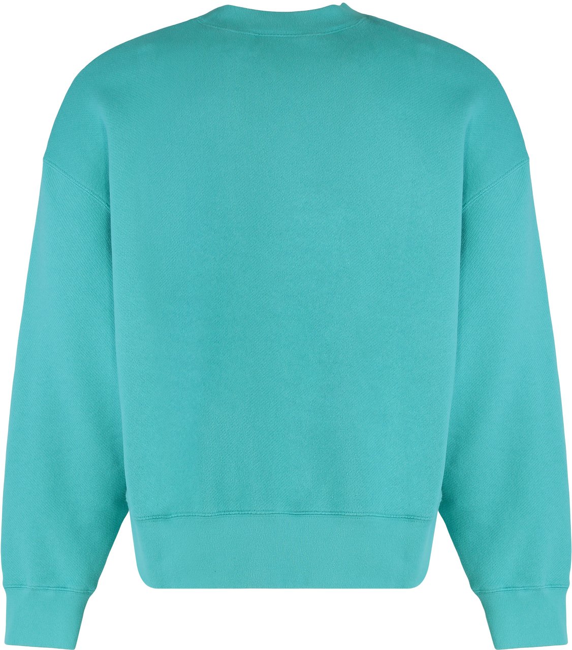Palm Angels Crew neck sweatshirt in cotton Groen