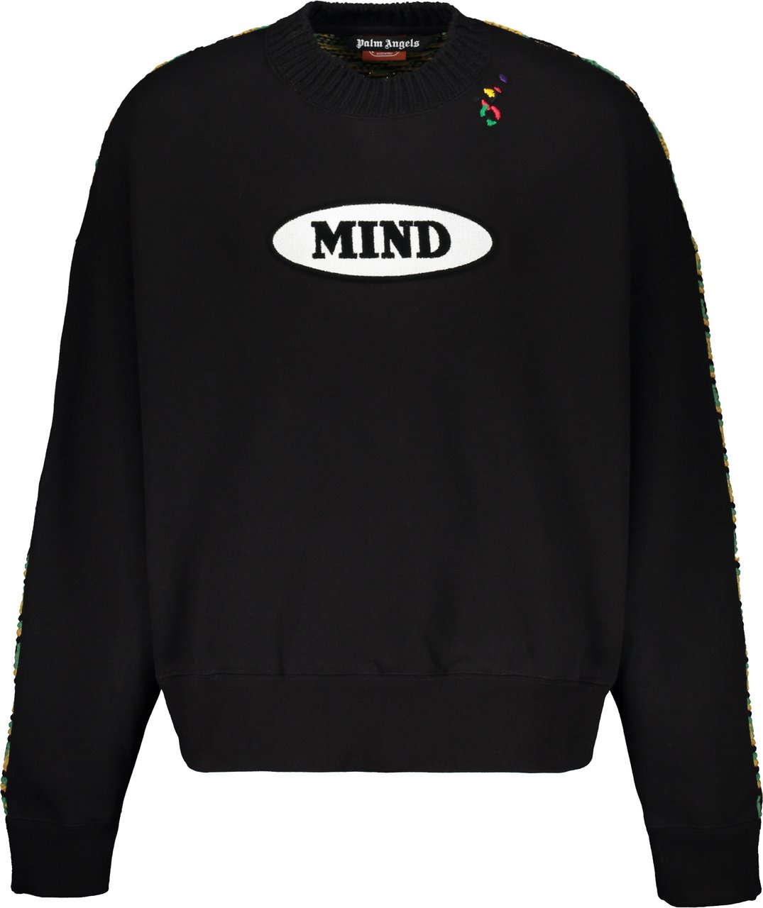 Palm Angels Palm Angels X Missoni printed cotton sweatshirt Zwart