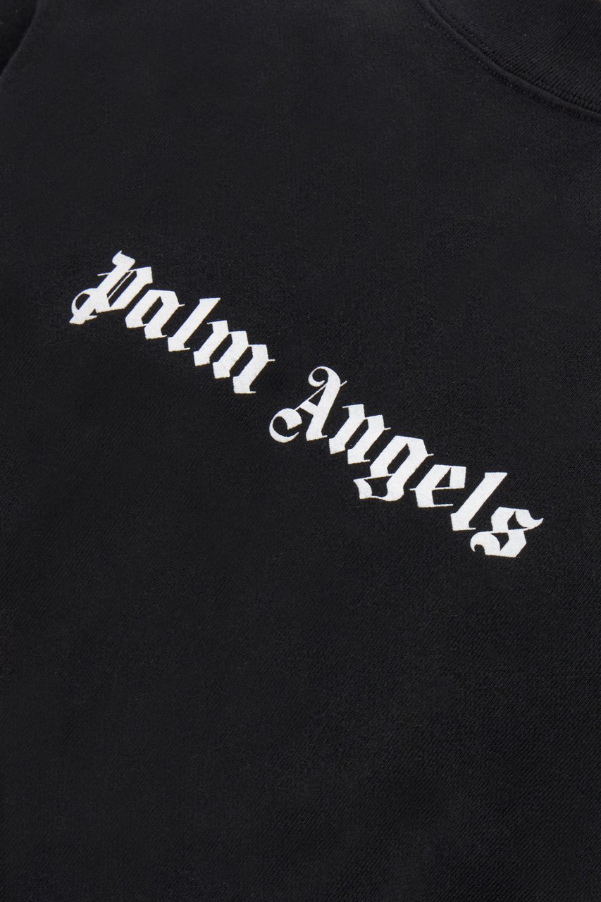 Palm Angels Palm Angels Black cotton oversize sweatshirt Zwart