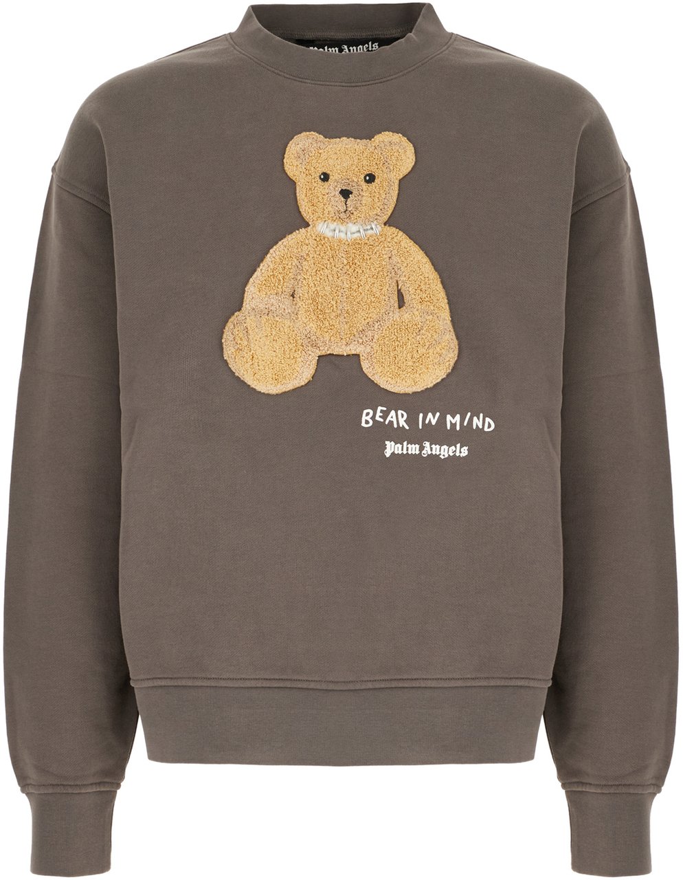Palm Angels Palm Angels Chocolate cotton sweatshirt Bruin