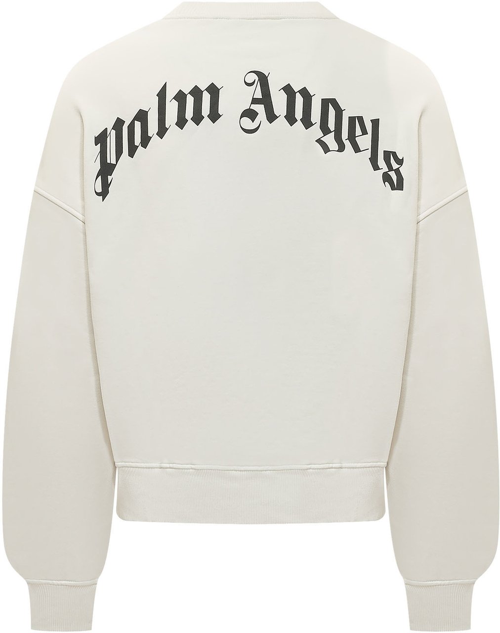 Palm Angels Felpa con Girocollo e Logo Wit
