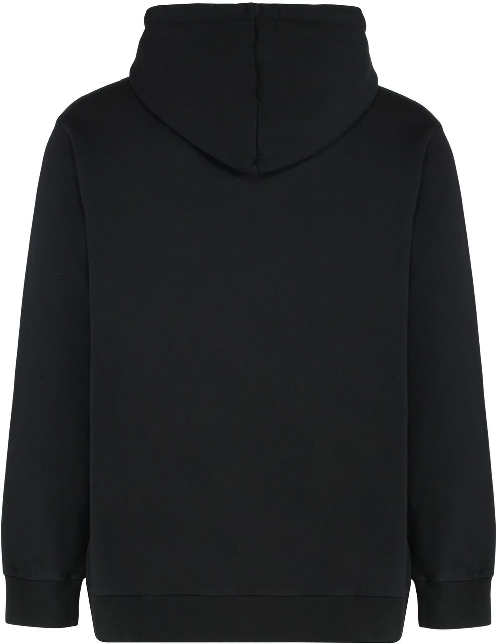 Palm Angels Hooded cotton sweatshirt Zwart