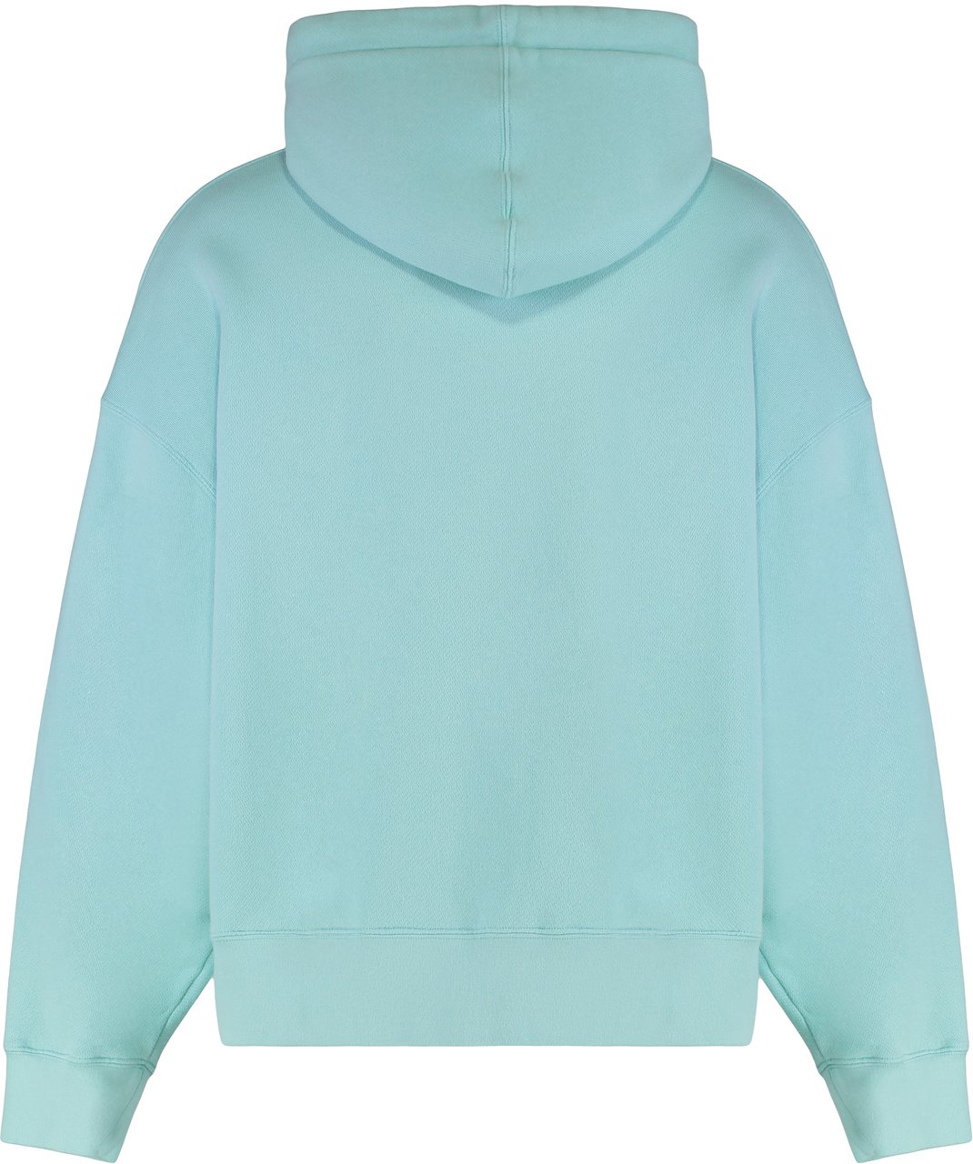 Palm Angels Hooded sweatshirt in cotton with logo Lichtblauw