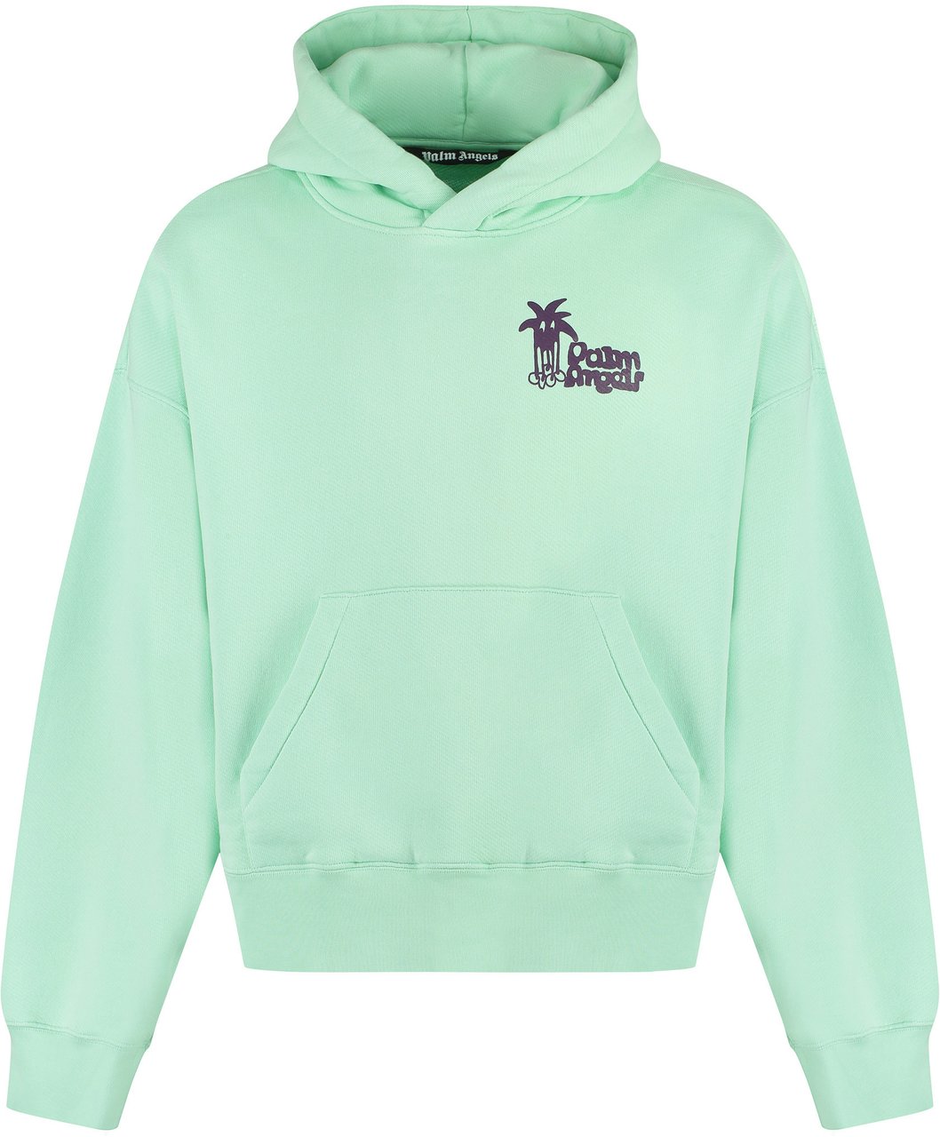 Palm Angels Cotton hoodie Groen