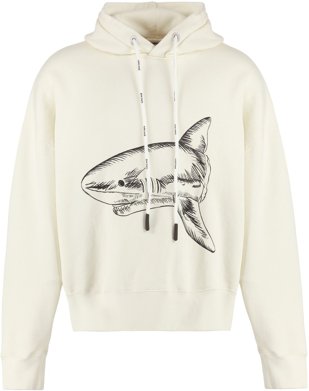 Palm Angels Cotton hoodie Zwart