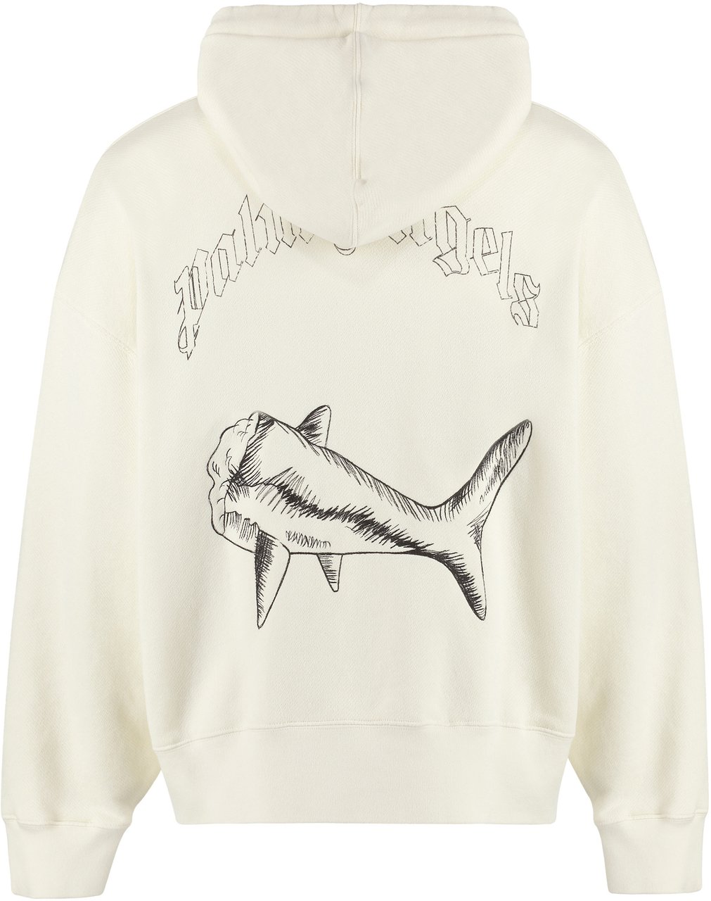Palm Angels Cotton hoodie Zwart