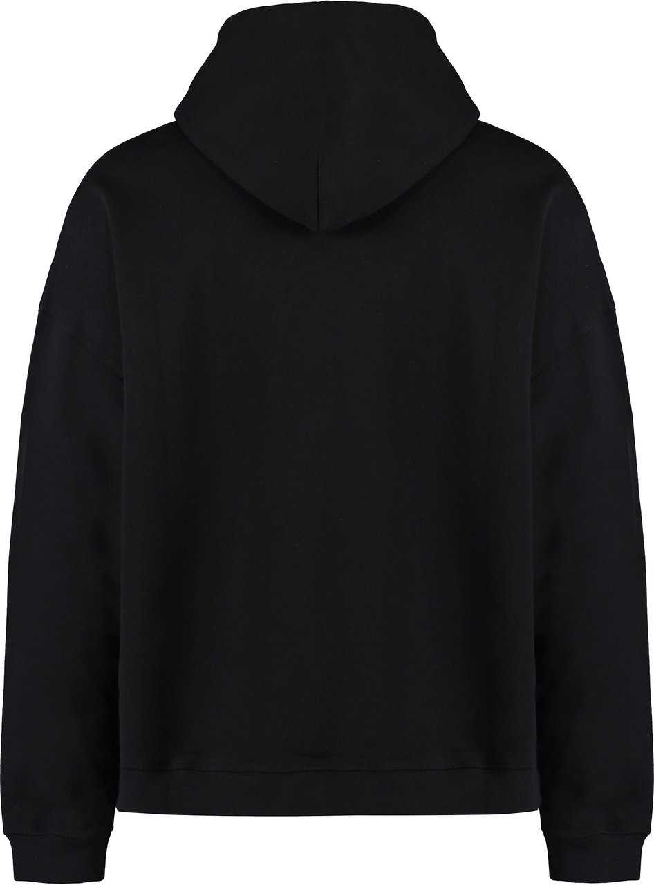 Palm Angels Cotton hoodie Zwart