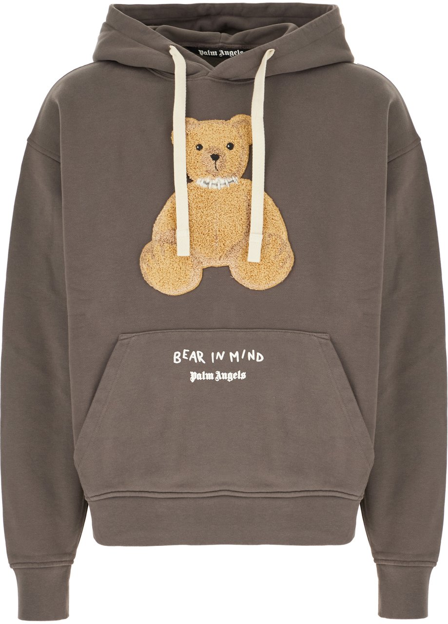 Palm Angels Palm Angels Chocolate cotton sweatshirt Bruin