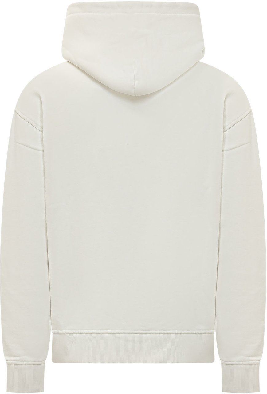 Palm Angels Felpa con Cappuccio e Stampa Orso Wit