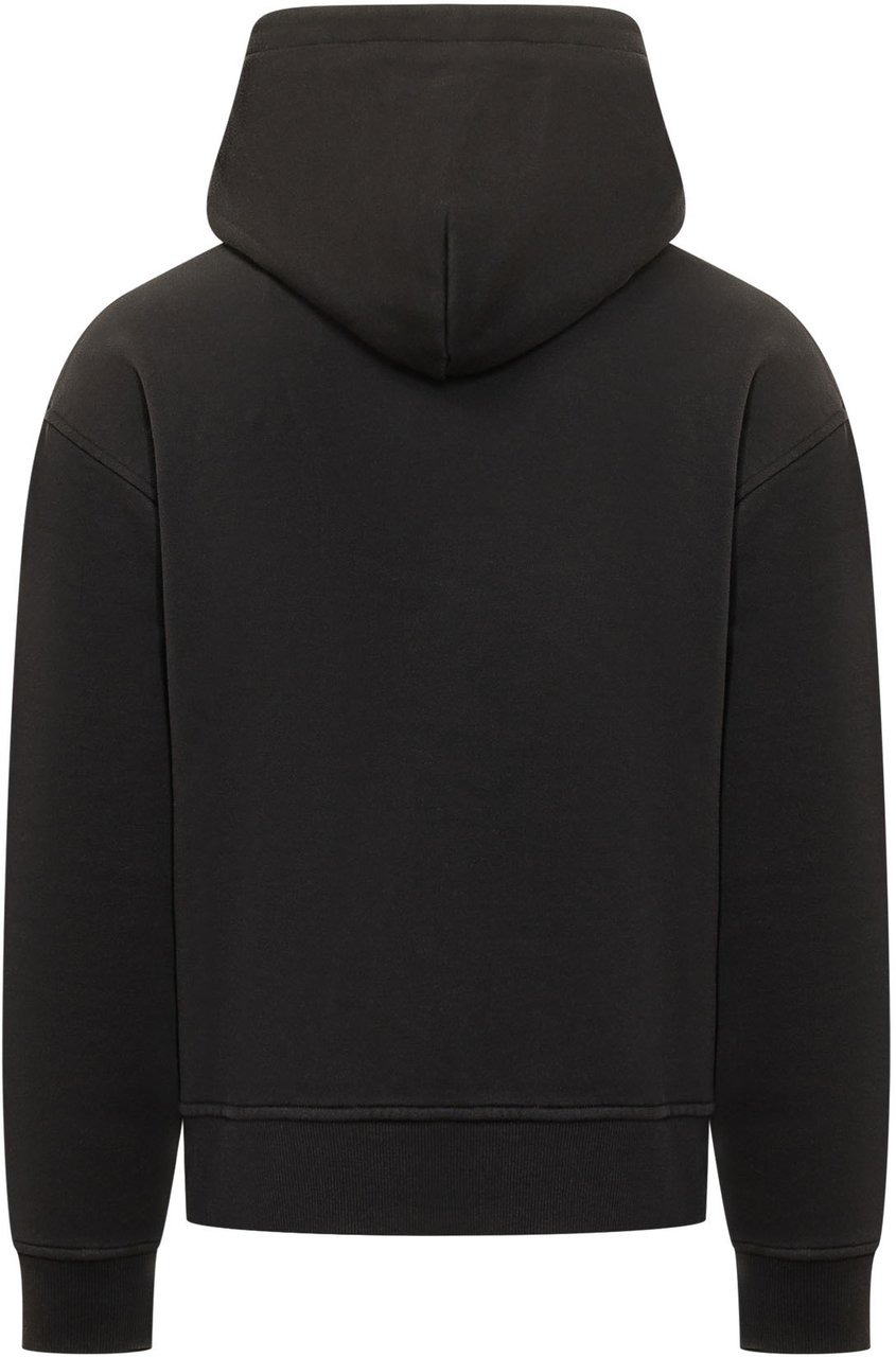 Palm Angels Felpa con Cappuccio e Stampa Orso Zwart