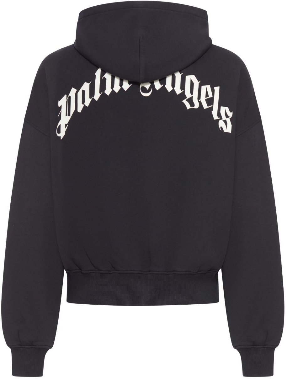 Palm Angels Palm Angels Maglie Nero E Bianco Zwart