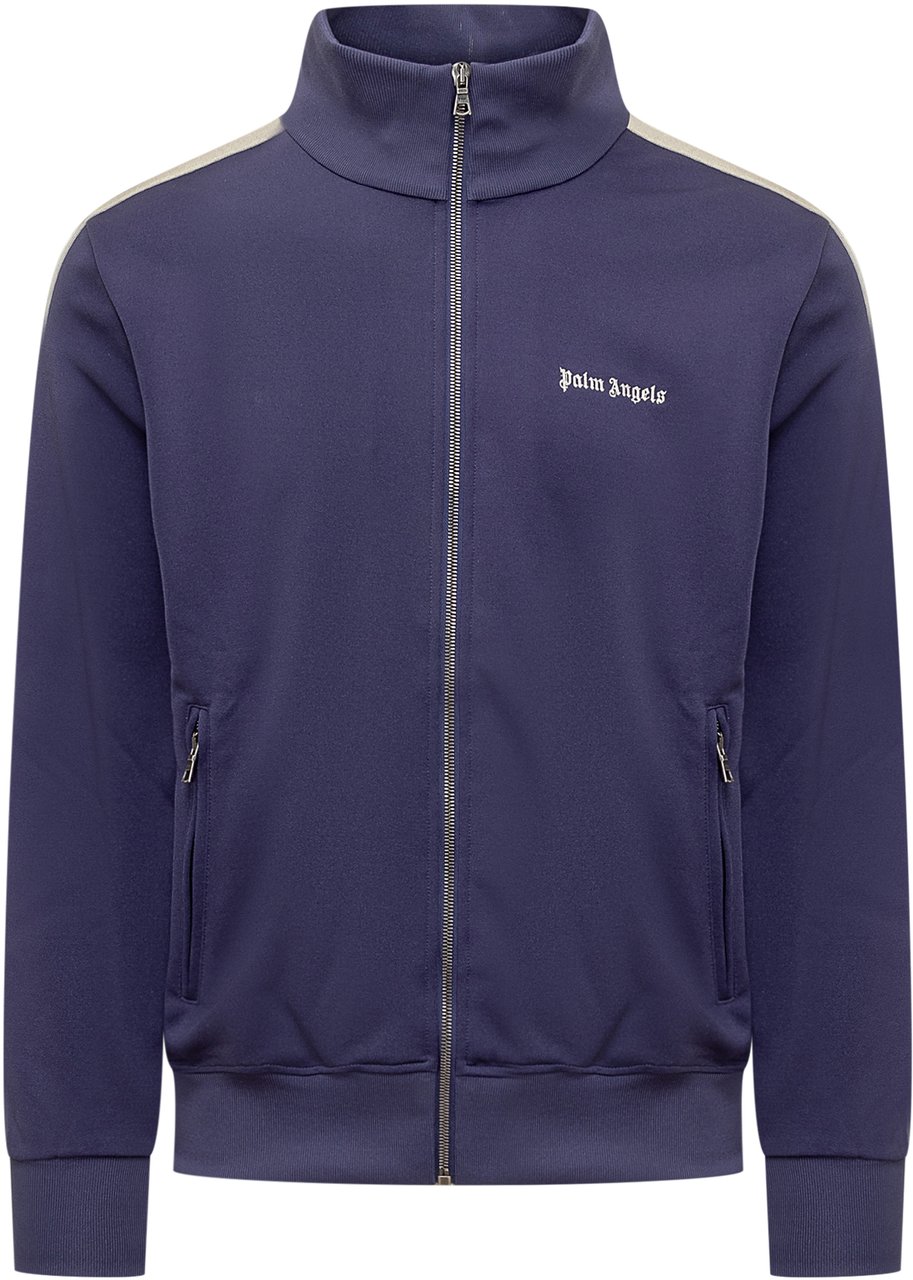 Palm Angels Felpa con Logo Paars