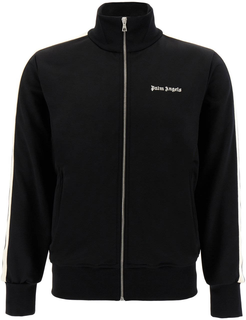 Palm Angels Palm Angels Black polyester sweatshirt Zwart