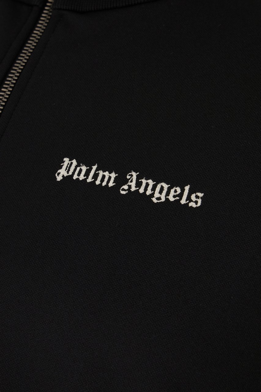 Palm Angels Palm Angels Black polyester sweatshirt Zwart