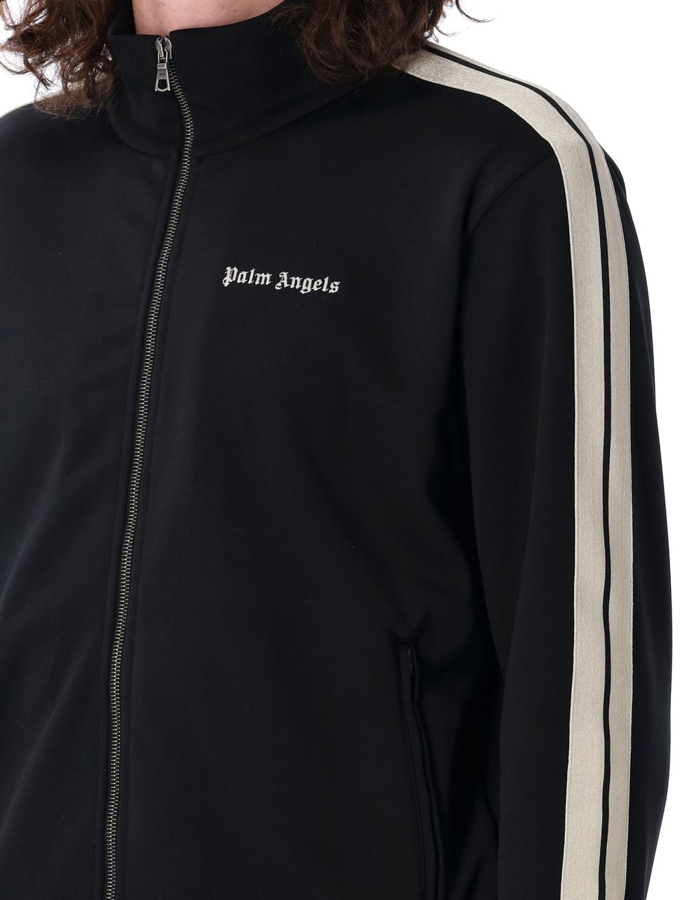 Palm Angels Classic Logo Track Jacket Nero Zwart