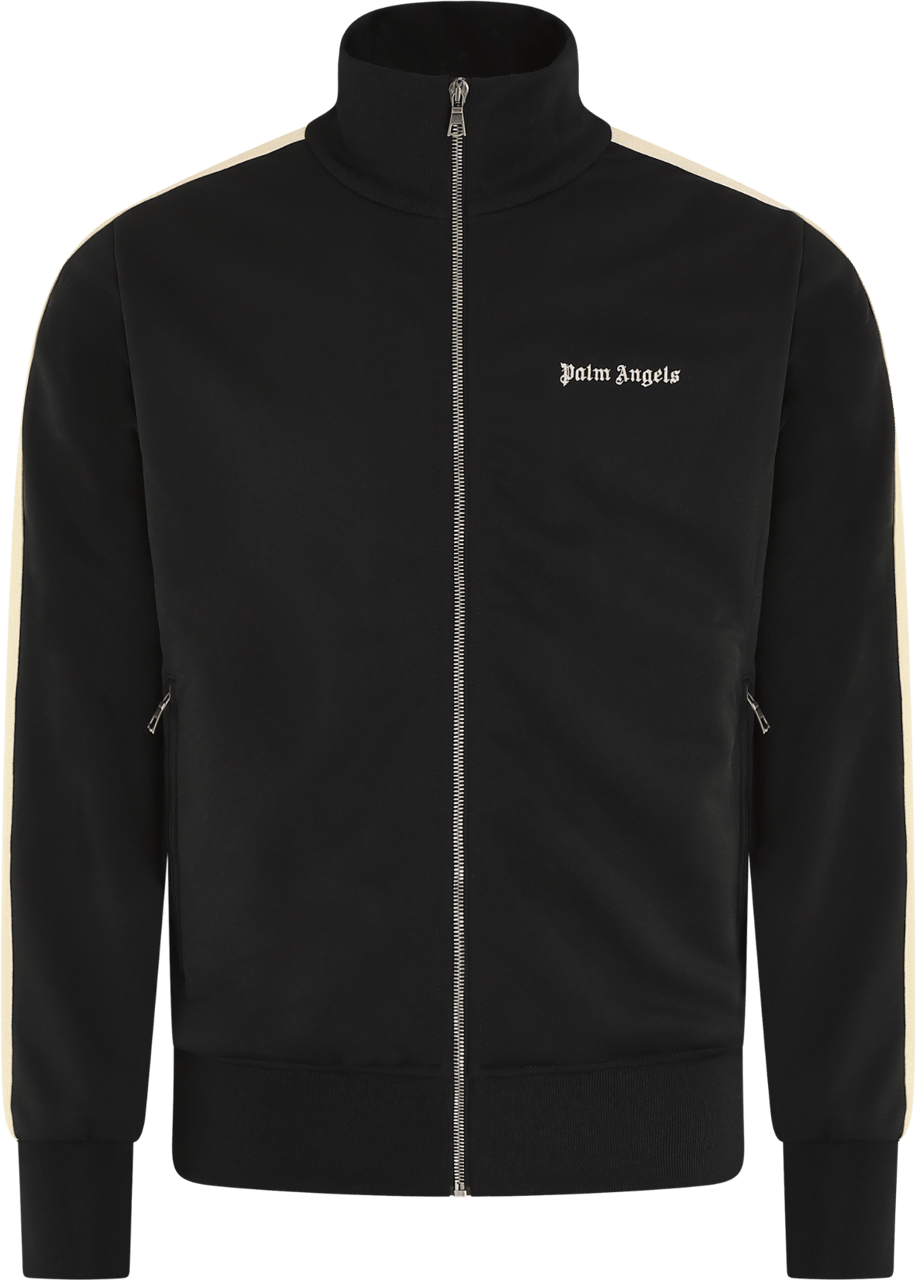 Palm Angels Heren Classic Logo Trackjacket Zwart Zwart
