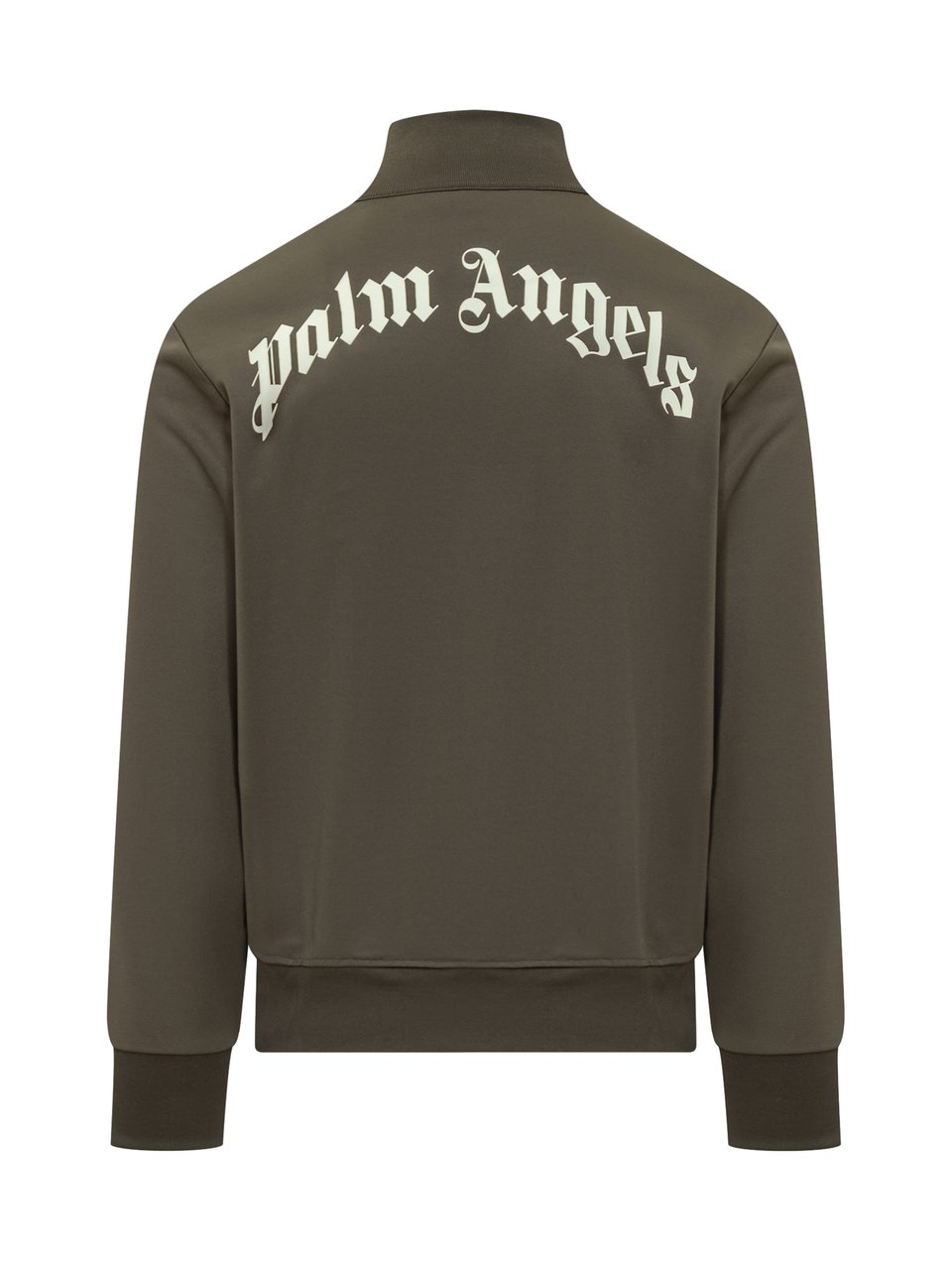Palm Angels Felpa con Logo Donkergroen