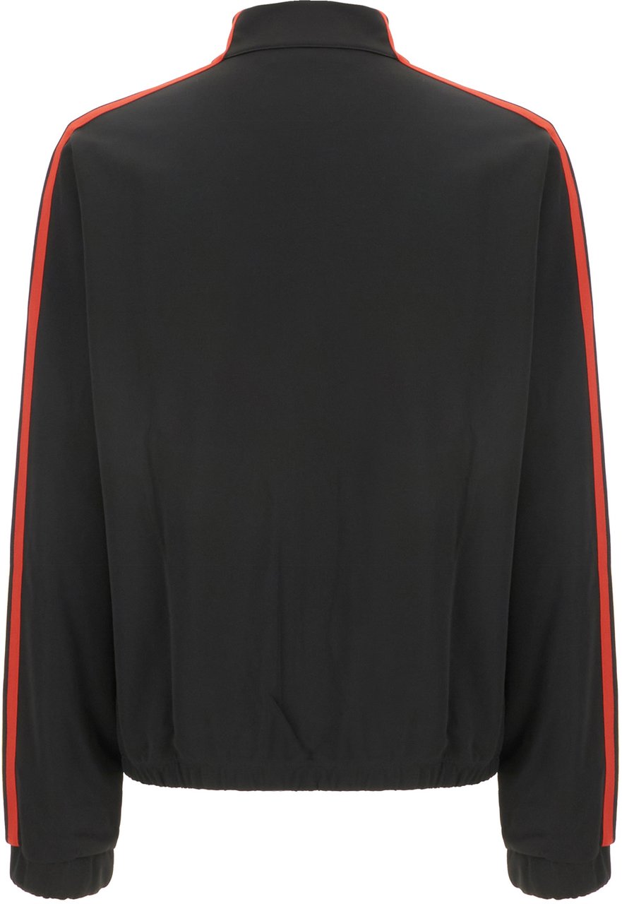 Palm Angels Black polyester sweatshirt Zwart