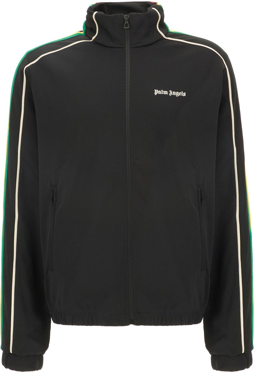 Palm Angels Black polyester sweatshirt Zwart
