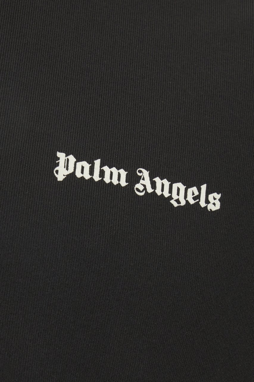 Palm Angels Black polyester sweatshirt Zwart