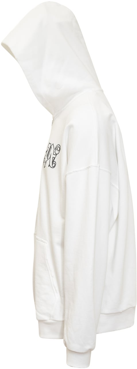 Palm Angels Felpa con Zip Wit