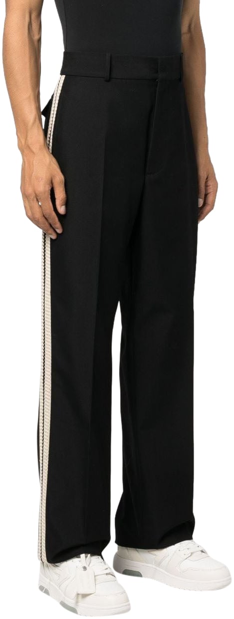 Palm Angels Trousers Black Zwart