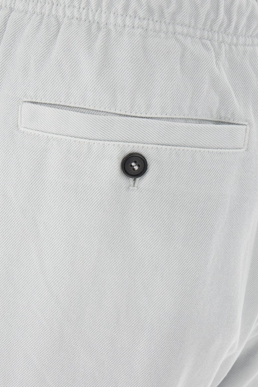 Palm Angels Palm Angels Light grey cotton blend pants Grijs