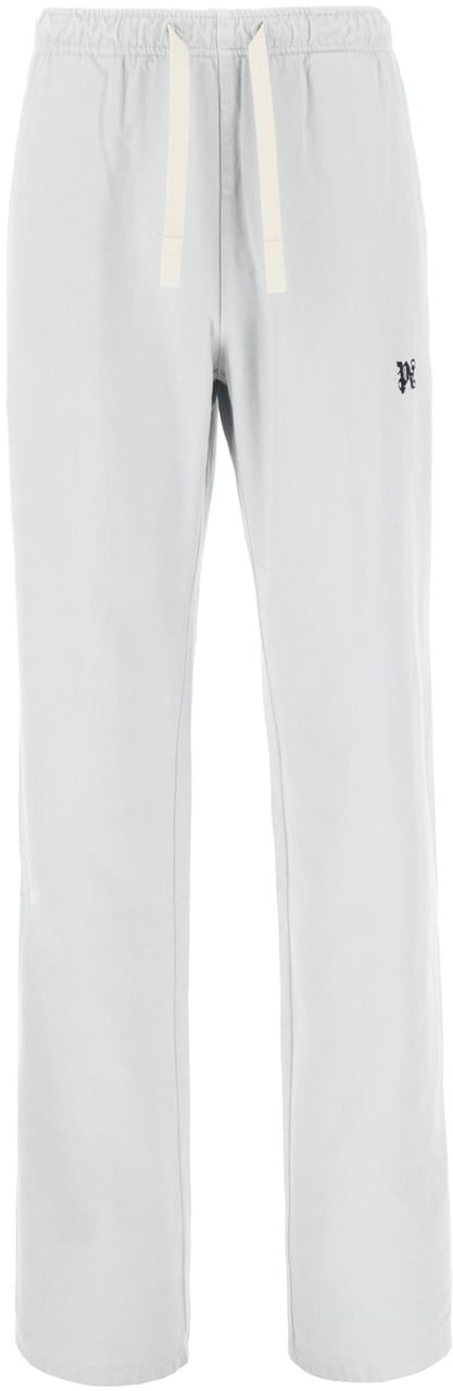 Palm Angels Palm Angels Light grey cotton blend pants Grijs