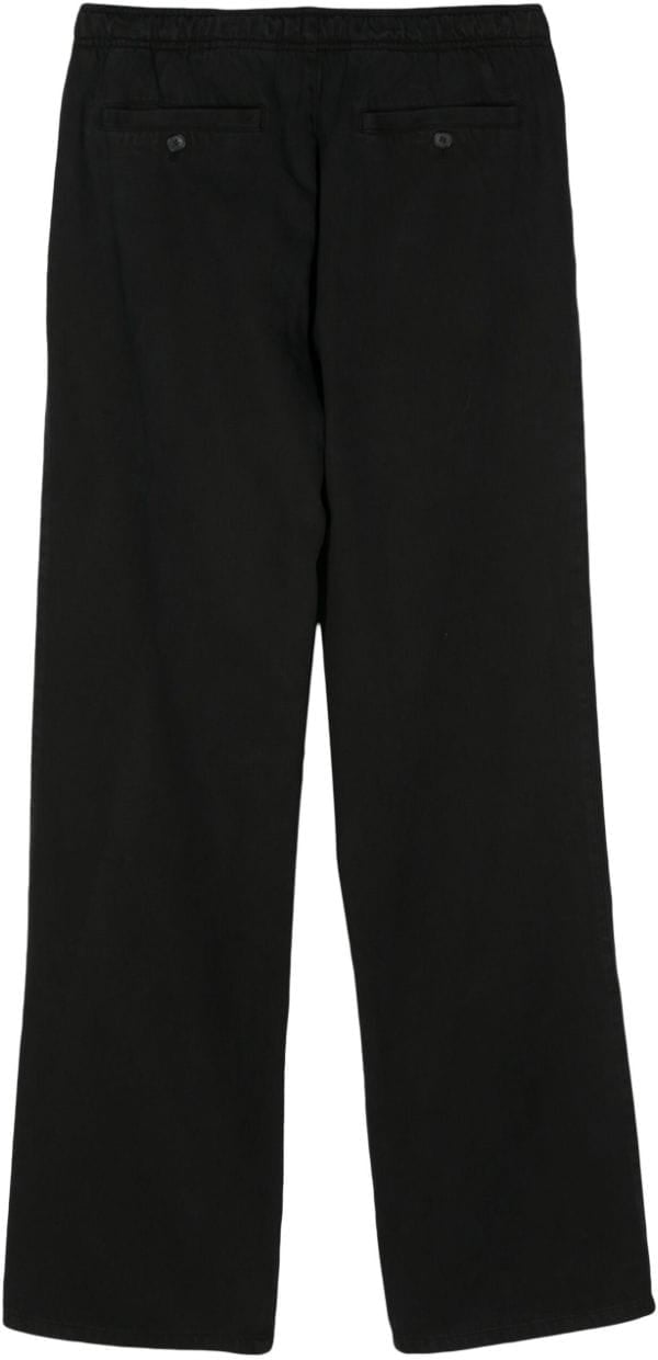 Palm Angels Trousers Black Zwart