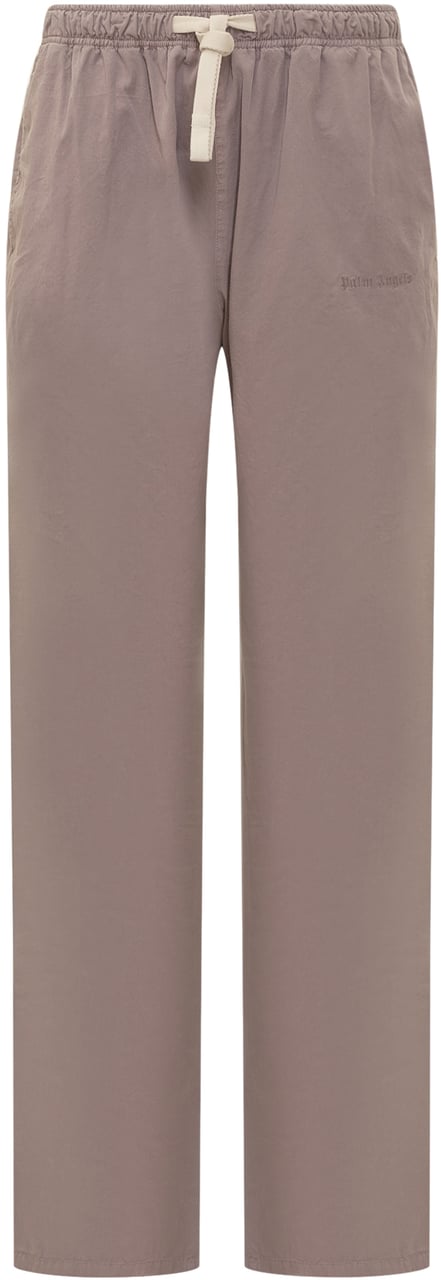 Palm Angels Pantalone Travel con Logo Roze