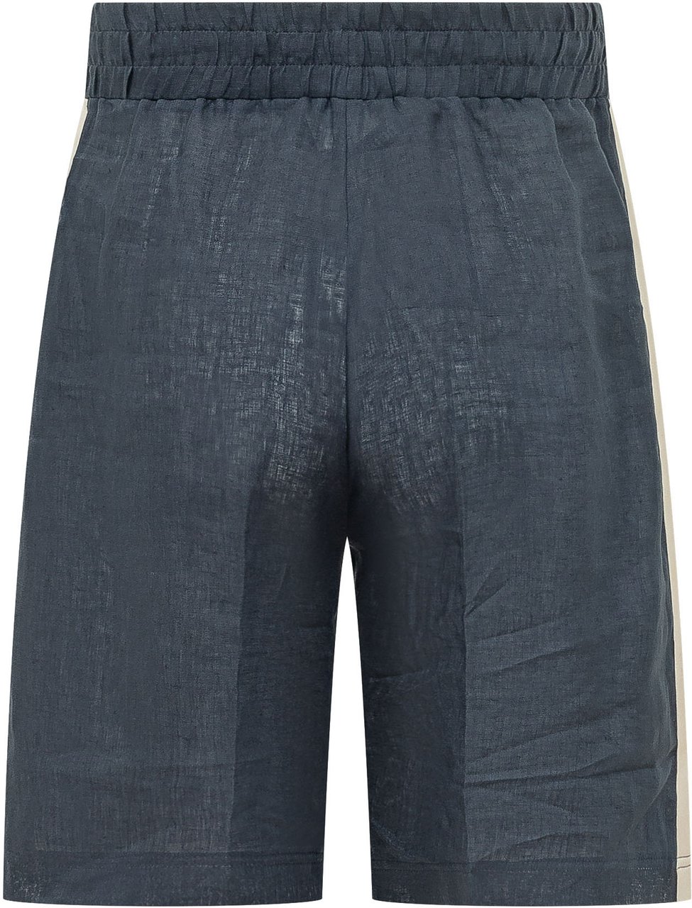 Palm Angels Shorts con Vita Elasticizzata e Logo Blauw