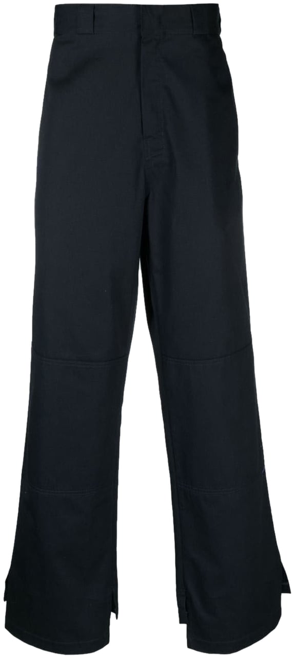 Palm Angels Trousers Blue Blauw