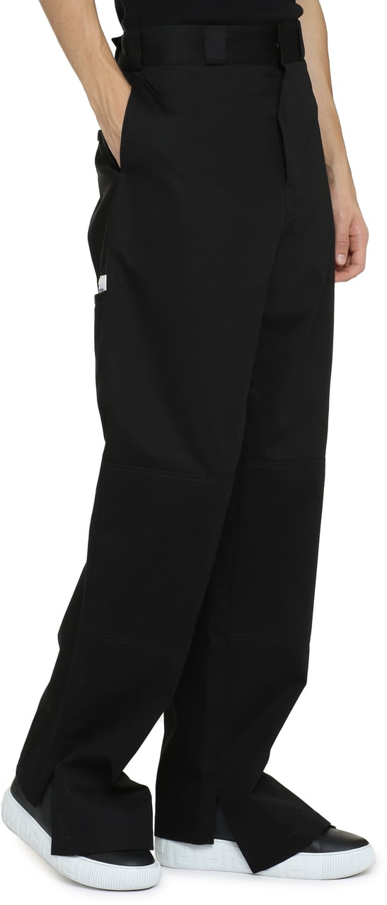 Palm Angels Cotton cargo-trousers Zwart
