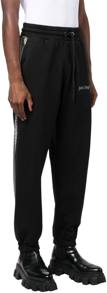 Palm Angels Trousers Black Zwart