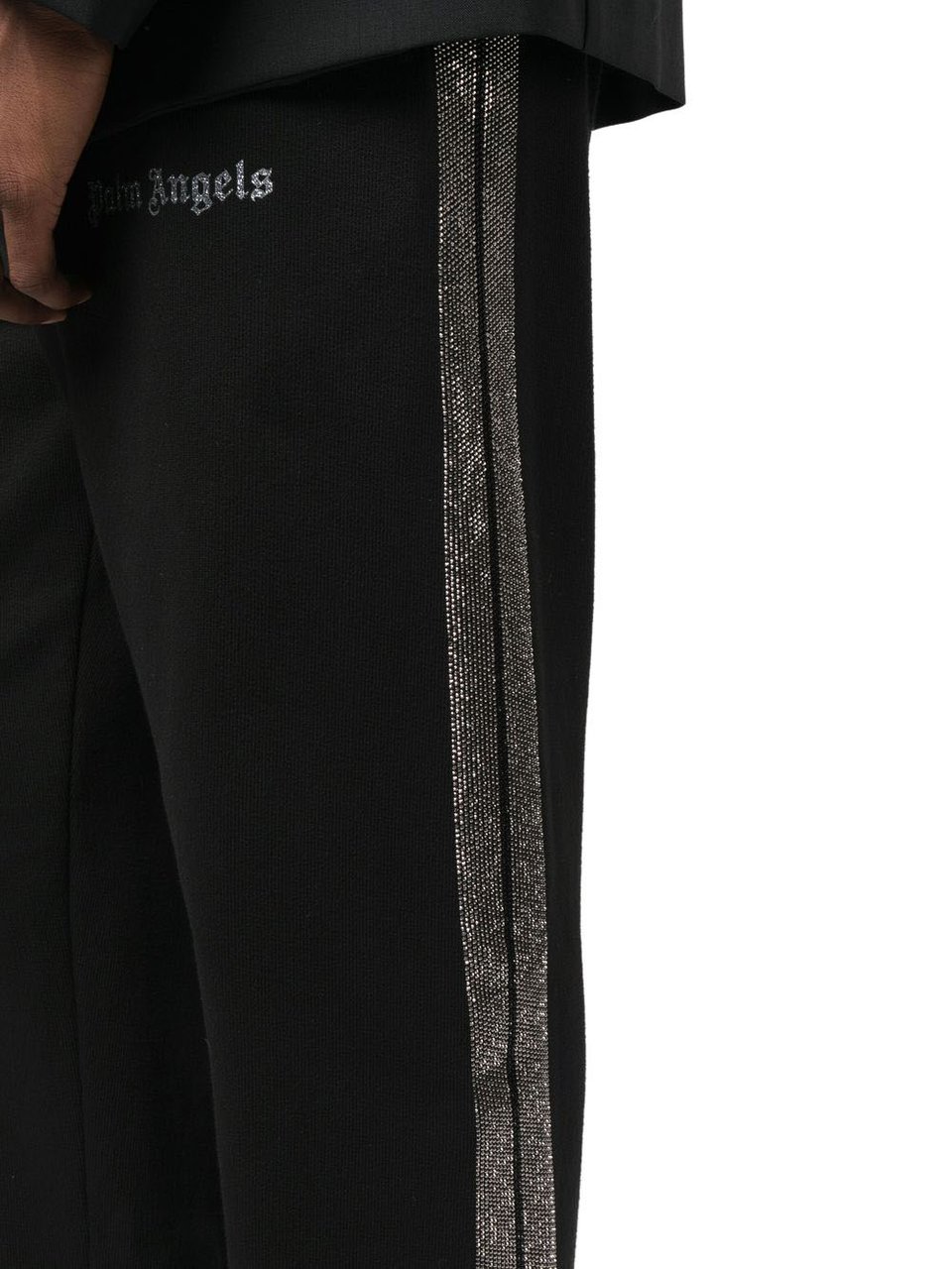 Palm Angels Trousers Black Zwart