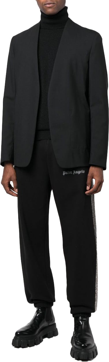 Palm Angels Trousers Black Zwart