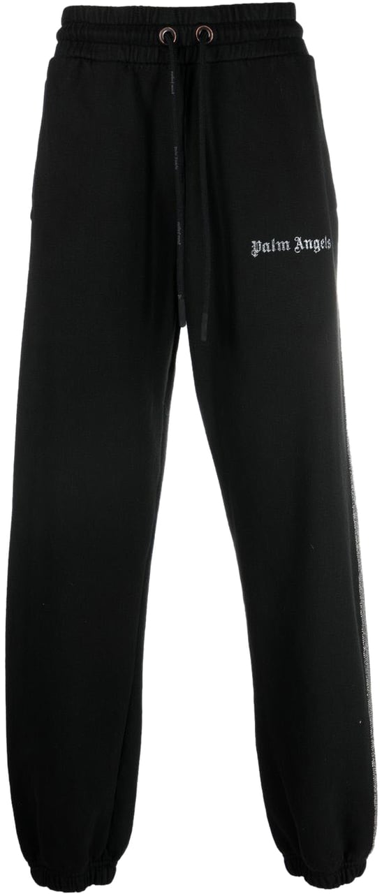 Palm Angels Trousers Black Zwart