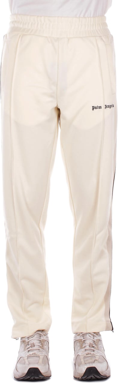 Palm Angels Trousers Ivory Wit