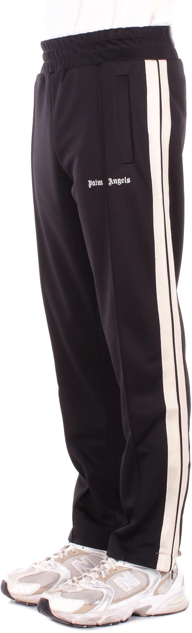 Palm Angels Trousers Black Zwart