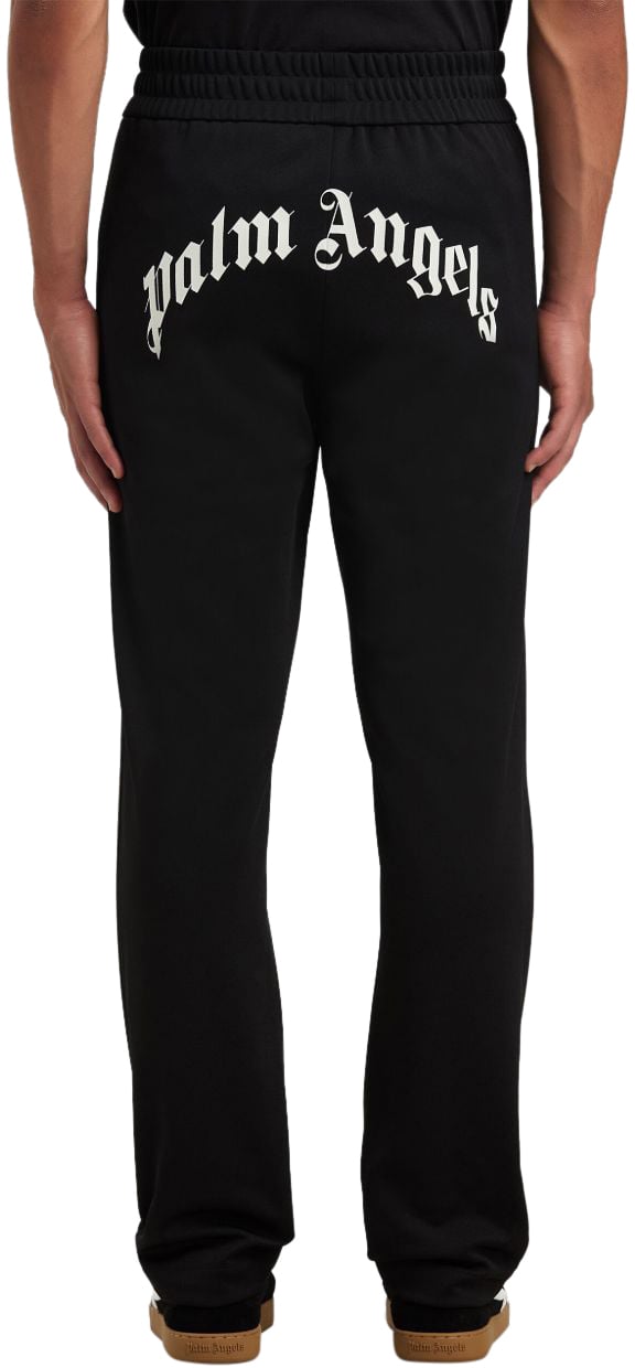 Palm Angels Trousers Black Zwart