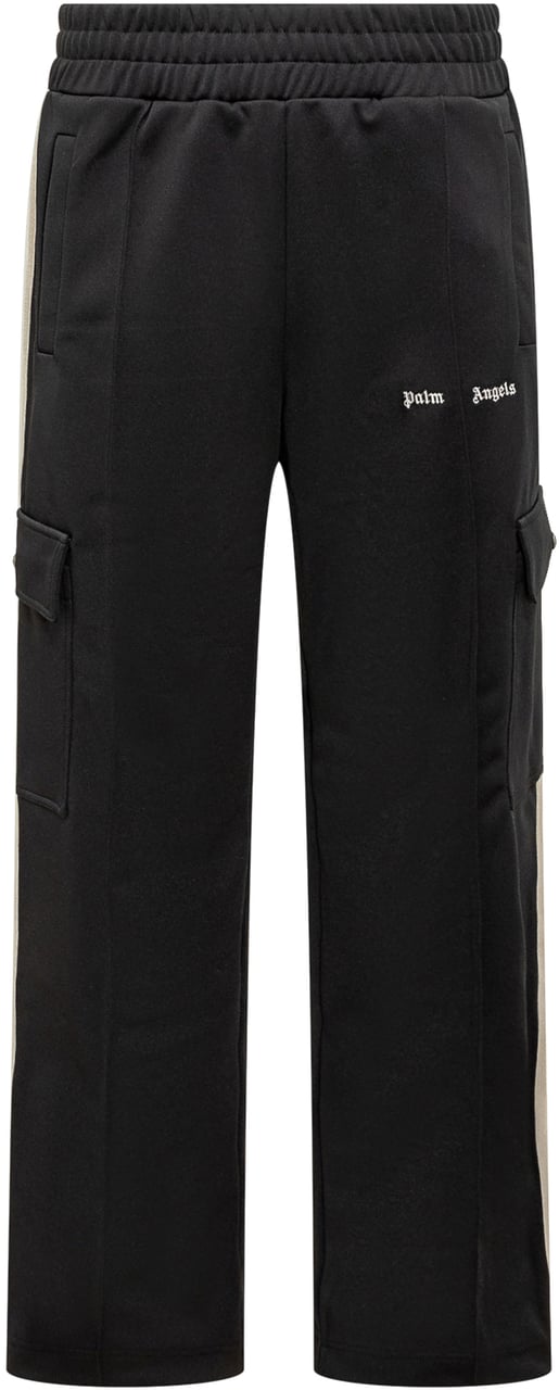 Palm Angels Palm Angels Black polyester joggers Zwart