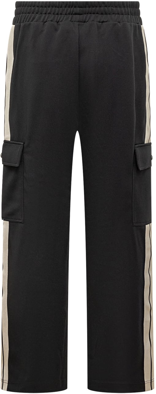 Palm Angels Palm Angels Black polyester joggers Zwart
