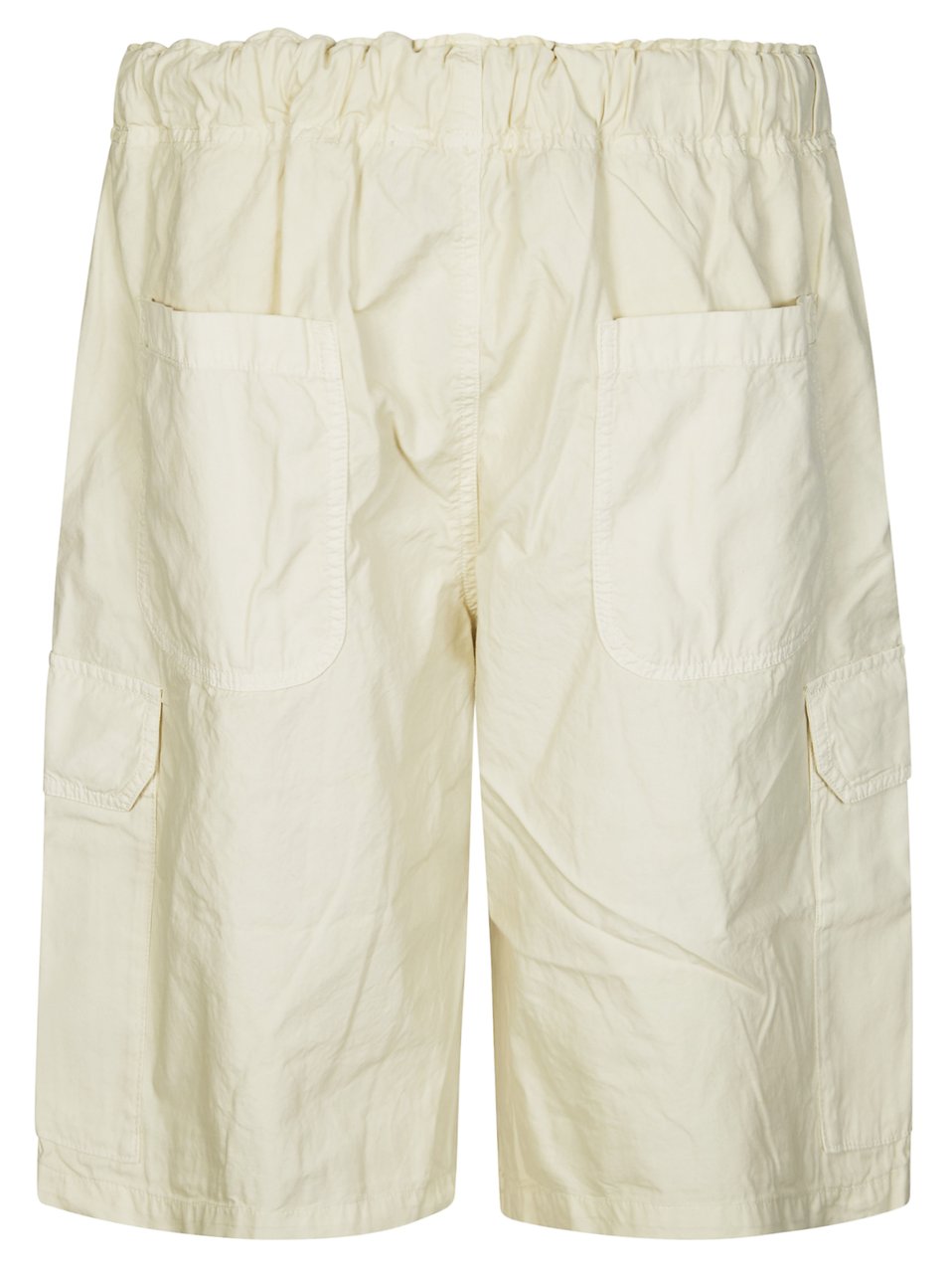 Palm Angels Regular Cargo Style Button Flaps Shorts Neutraal