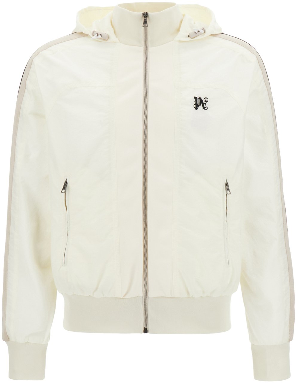 Palm Angels Palm Angels Ivory nylon blend windbreaker Geel