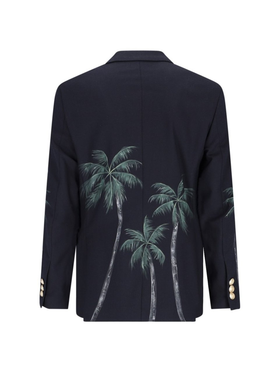 Palm Angels "Double-Breasted Blazer" – Blue Blauw