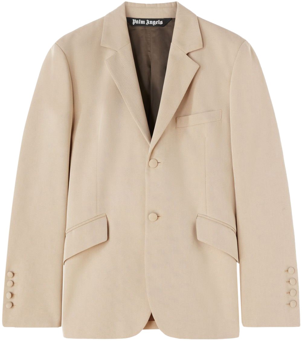 Palm Angels Jackets Beige Beige