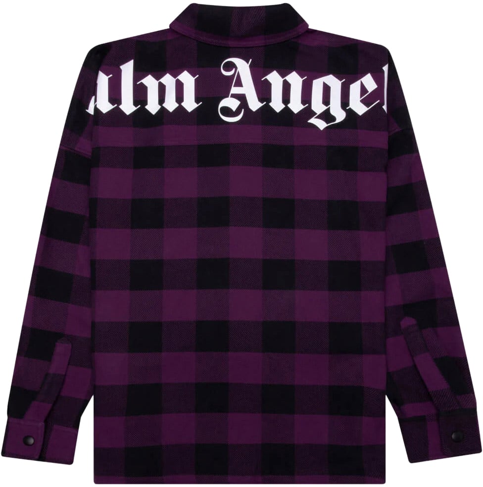 Palm Angels Palm Angels Overshirt 'Violet' Paars