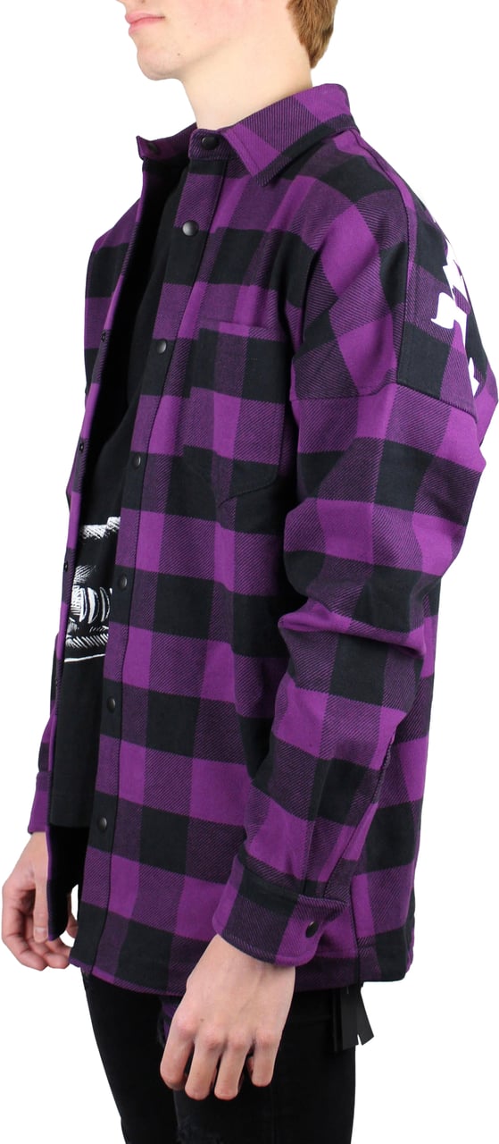 Palm Angels Palm Angels Overshirt 'Violet' Paars